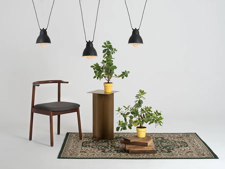 Lampa wisząca COBEN HANGMAN 3 - czarny