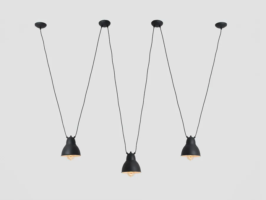 Lampa wisząca COBEN HANGMAN 3 - czarny
