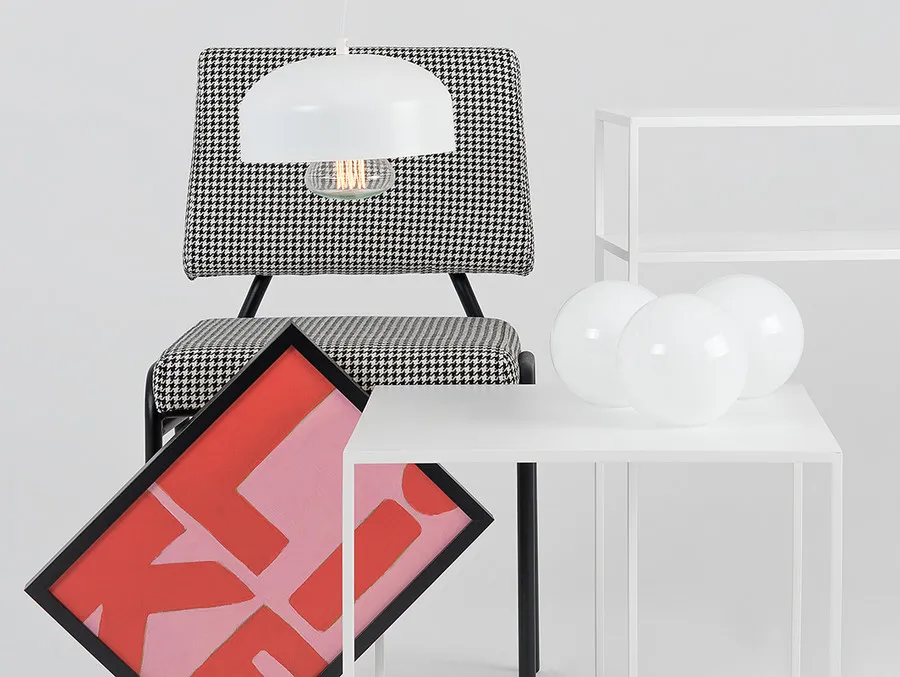 Lampa wisząca POPO FLAT 1 - biały