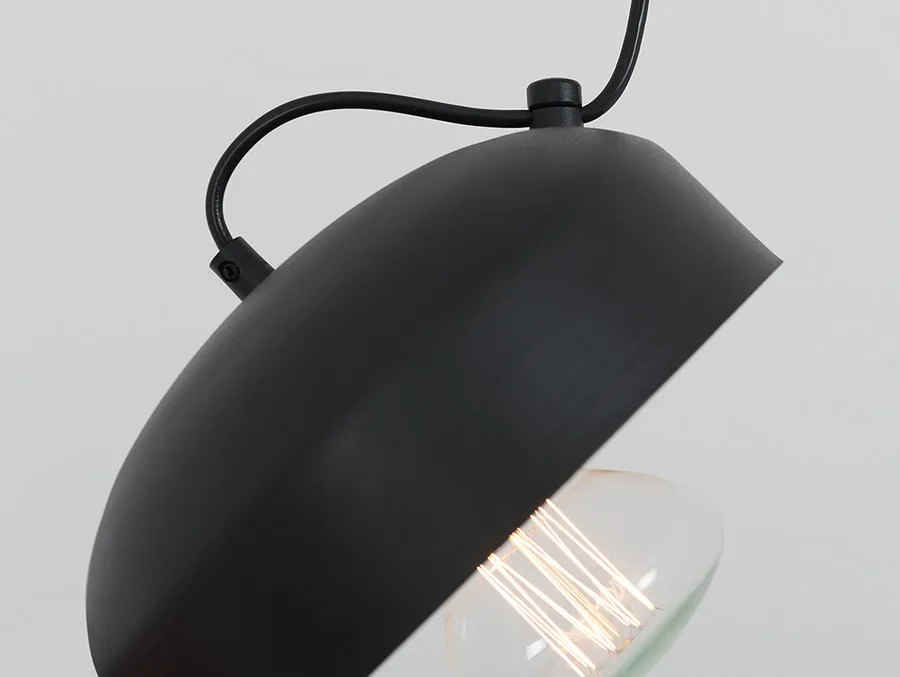 Lampa wisząca POPO FLAT 1 - czarny