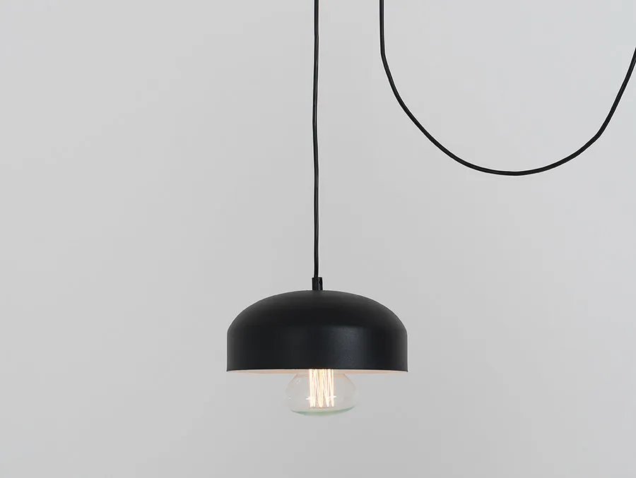 Lampa wisząca POPO FLAT 1 - czarny
