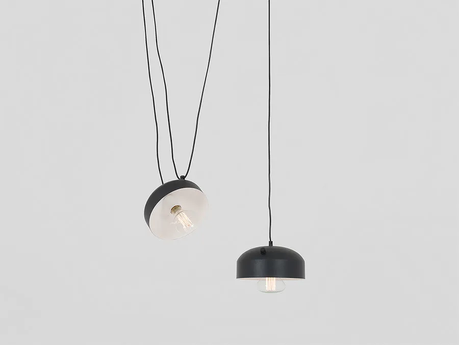 Lampa wisząca POPO FLAT 2 - czarny