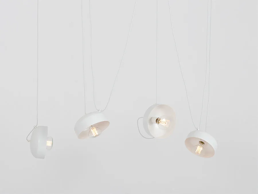 Lampa wisząca POPO FLAT 4 - biały