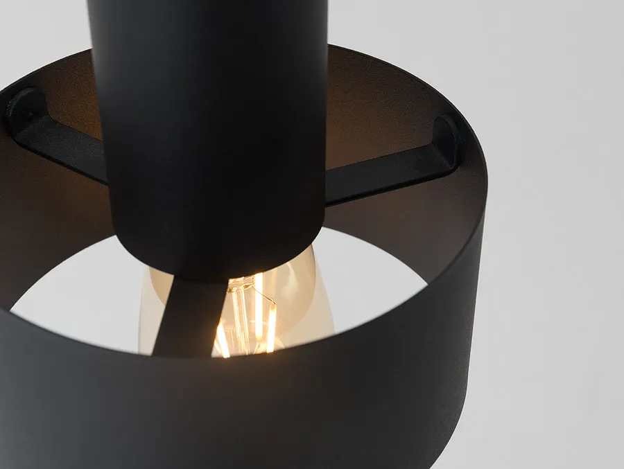 Lampa wisząca FAY 1 S - czarny