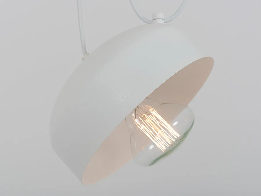 Lampa wisząca POPO FLAT 2 - biały