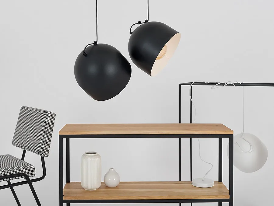 Lampa wisząca POPO L 2 - czarny