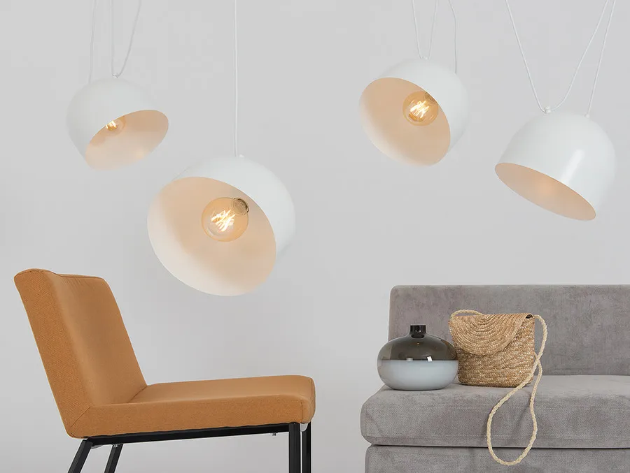 Lampa wisząca POPO L 4 - biały