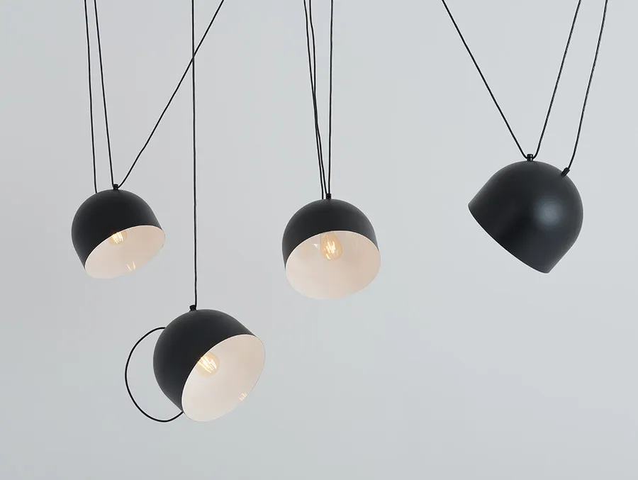 Lampa wisząca POPO L 4 - czarny