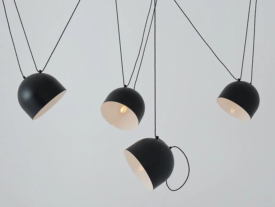 Lampa wisząca POPO L 4 - czarny