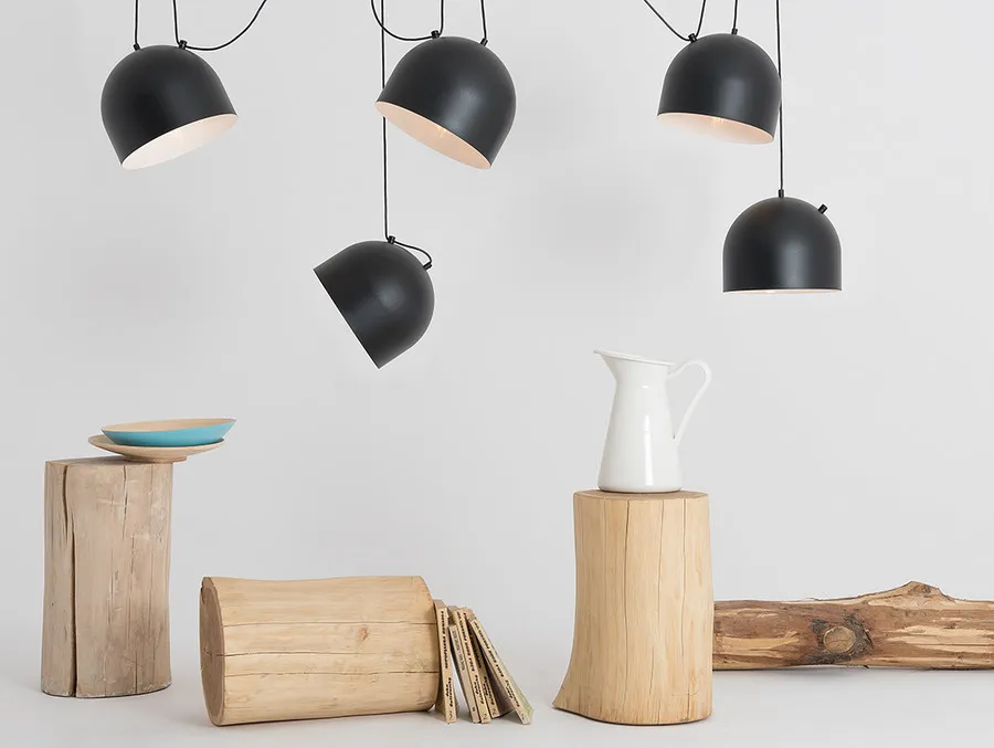 Lampa wisząca POPO L 6 - czarny