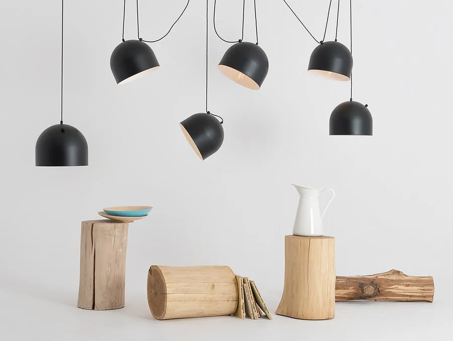 Lampa wisząca POPO L 6 - czarny