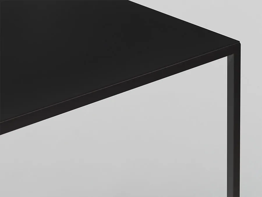 Stół kawowy TENSIO METAL 100x60 - czarny
