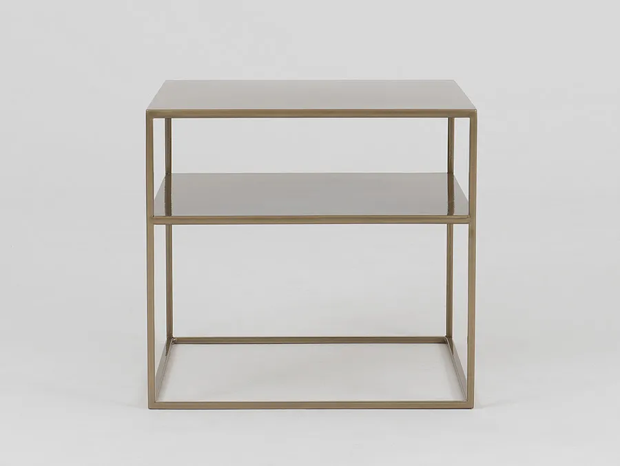 Stół kawowy TENSIO 2 FLOOR METAL 50 - złoty