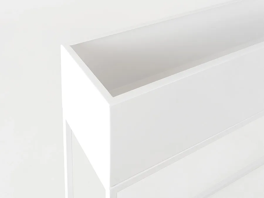 Donica FIORINA 100x30x80 - biały