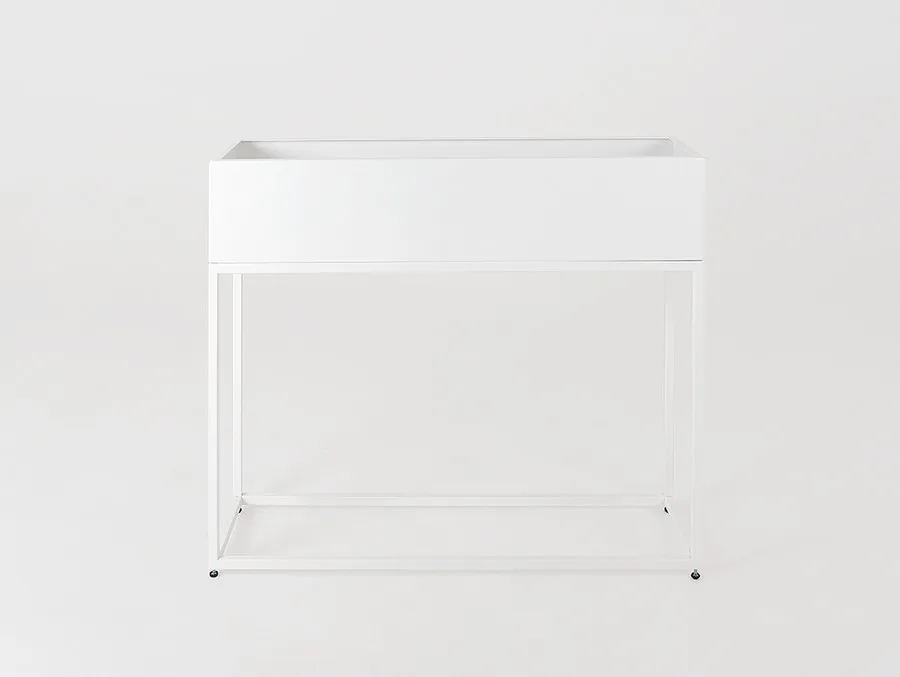 Donica FIORINA 100x30x80 - biały