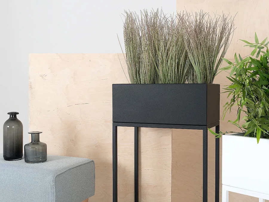 Donica FIORINA 50x30x80 - czarny