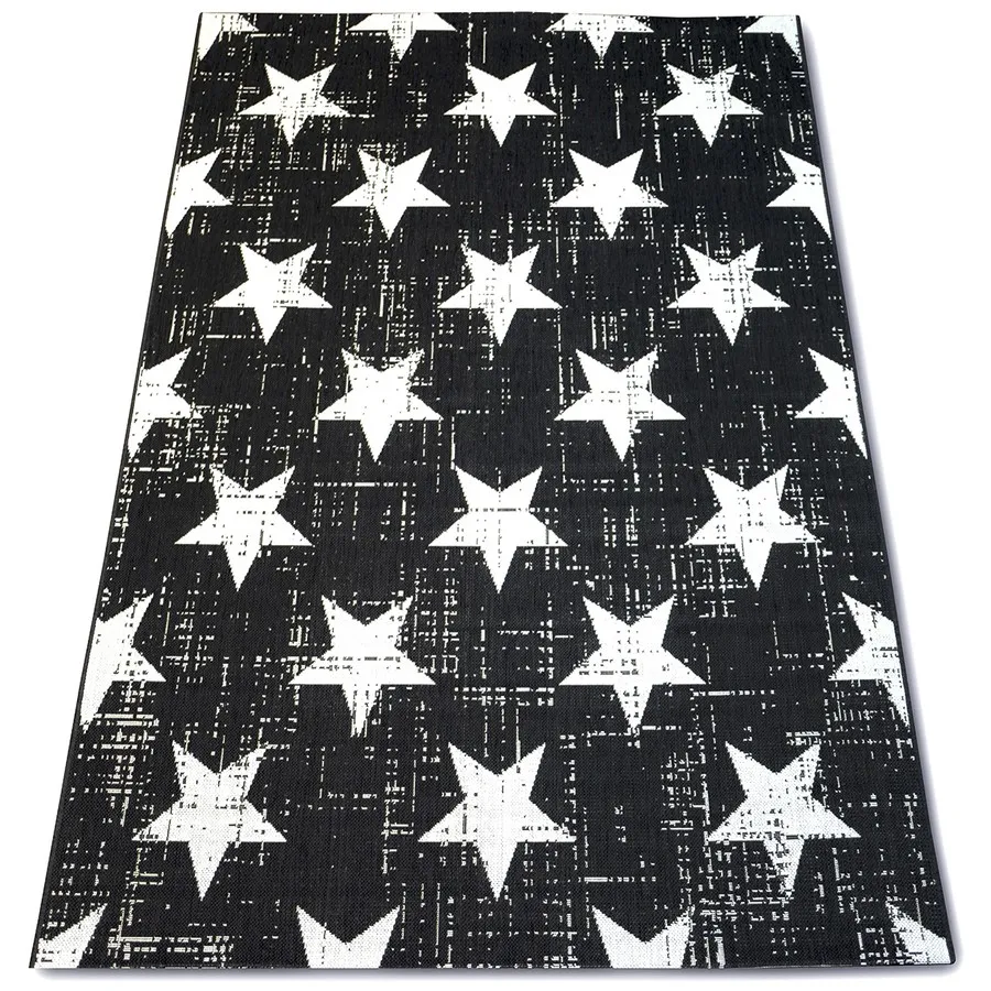 Dywan STAR - czarny
