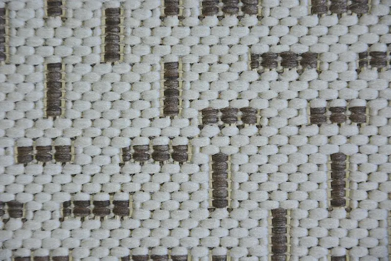 Dywan DOUBLE - krem/brąz