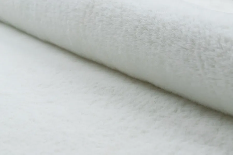 Dywan okrągły FLUFF SNOWY - biały