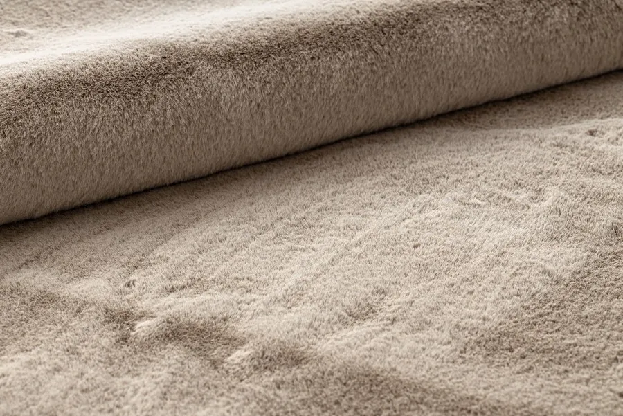 Dywan okrągły FLUFF SANDY - taupe