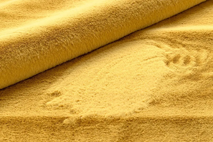 Dywan okrągły FLUFF CANARY - żółty