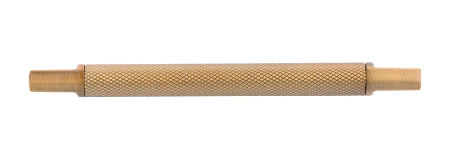 Uchwyt 2457 - mosiądz antyczny szczotkowany patynowany / rozstaw 128 mm