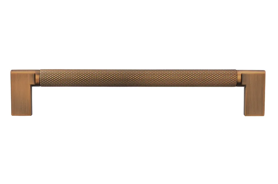 Uchwyt 2457 - mosiądz antyczny szczotkowany patynowany / rozstaw 160 mm
