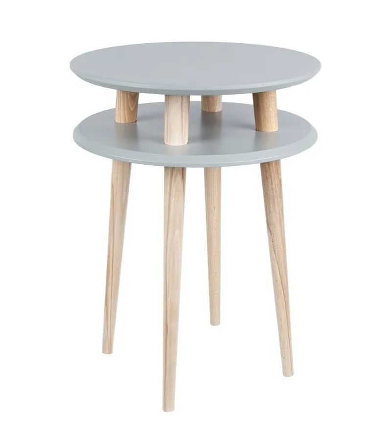 Stolik kawowy UFO 45x61 cm - ciemnoszary