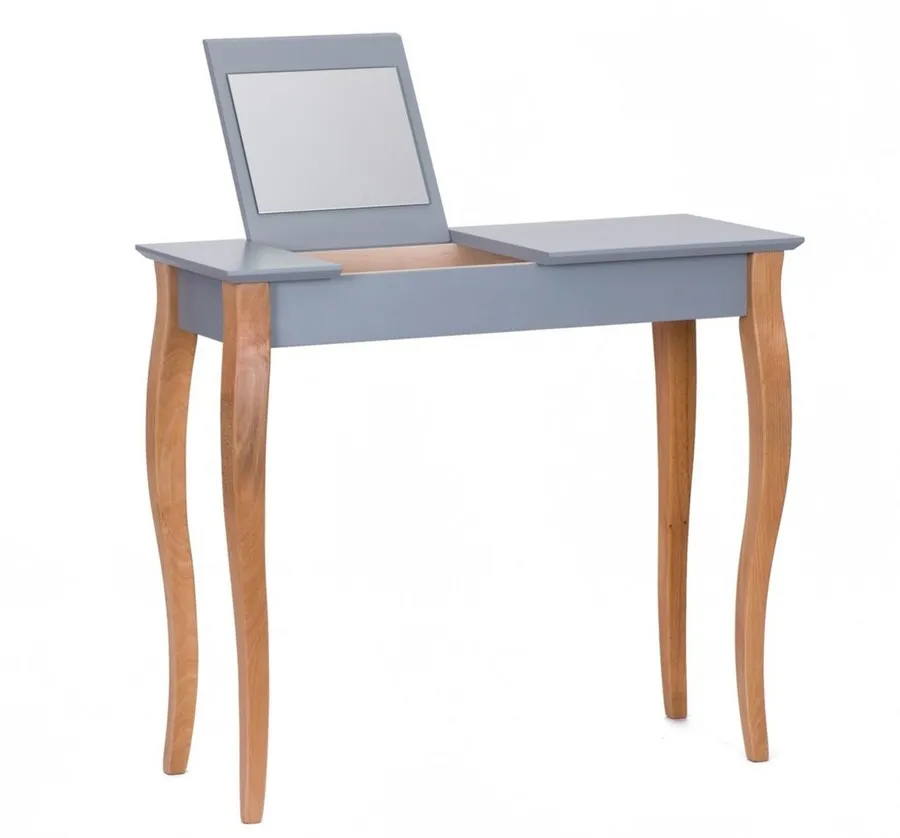 Toaletka LILLO z lusterkiem 85x35 cm - ciemnoszary