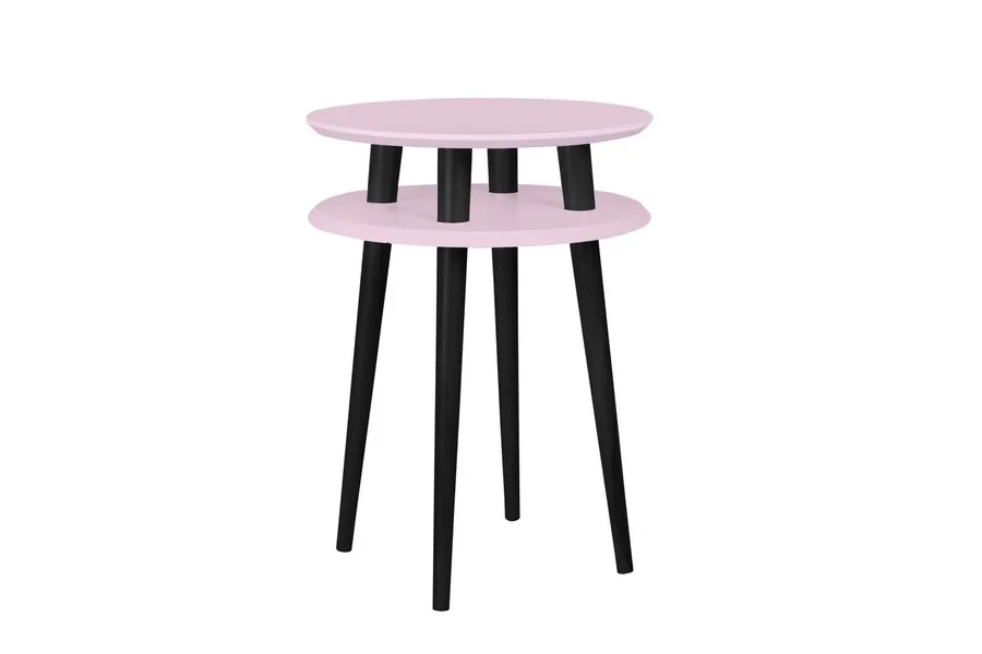 Stolik kawowy UFO 45x61 cm - różowy
