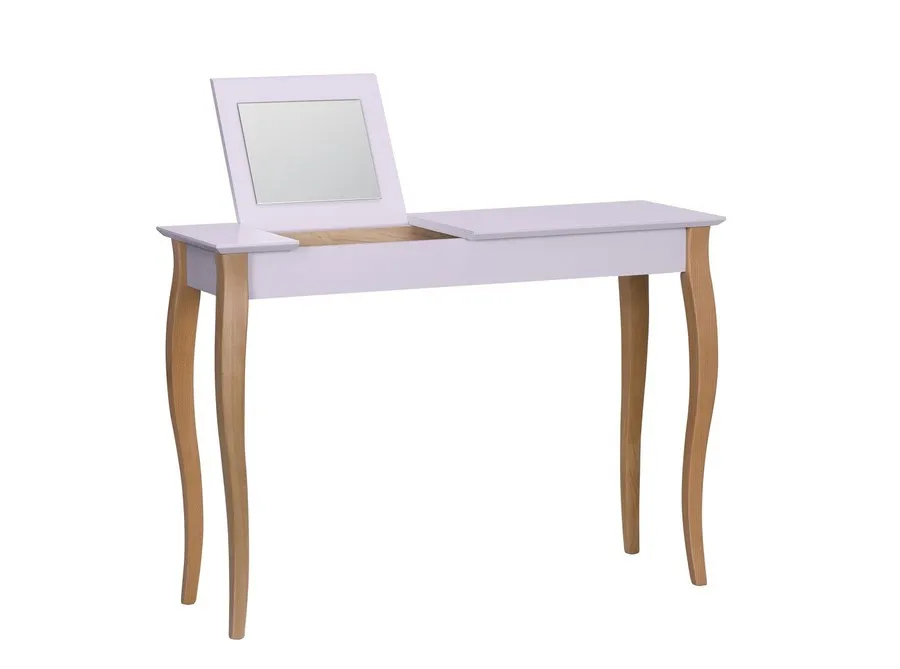 Toaletka LILLO z lusterkiem 105x35 cm - różowy