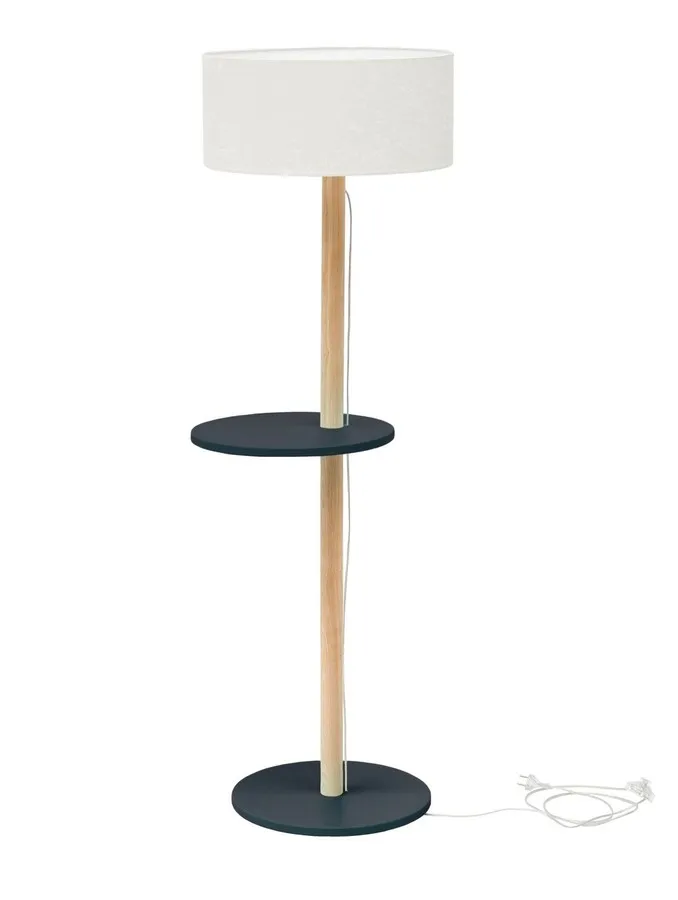 Lampa podłogowa UFO 45x150 cm - grafitowy/biały