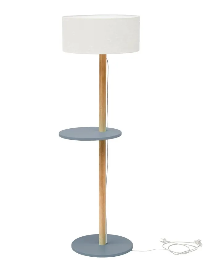 Lampa podłogowa UFO 45x150 cm - ciemnoszary/biały