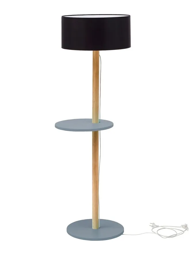 Lampa podłogowa UFO 45x150 cm - ciemnoszary/czarny