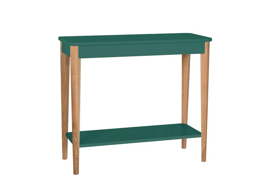 Konsola ASHME 85x35 cm - zielony butelkowy