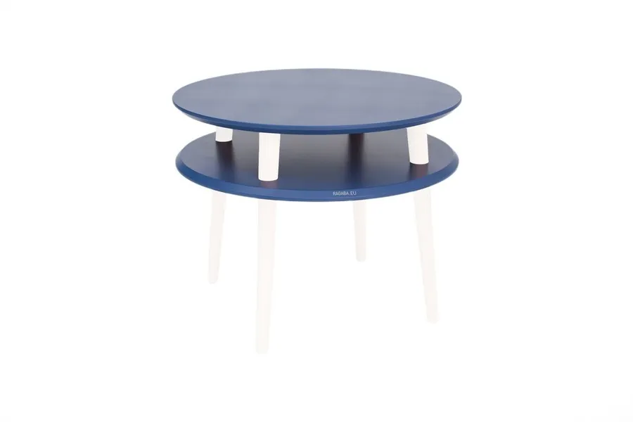 Stolik kawowy UFO 57x45 cm - granatowy