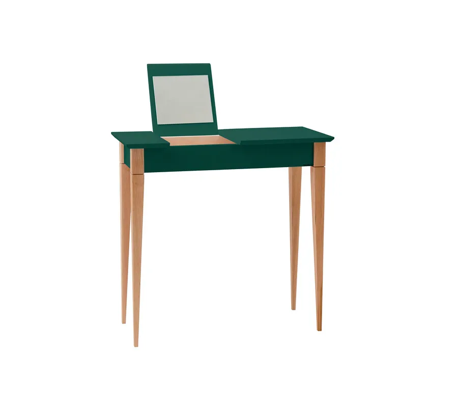 Toaletka MIMO z lusterkiem 65x35 cm - zielony butelkowy
