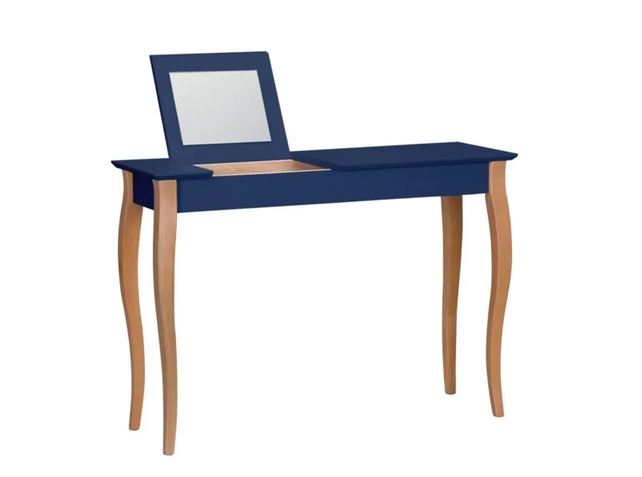 Toaletka LILLO z lusterkiem 105x35 cm - granatowy