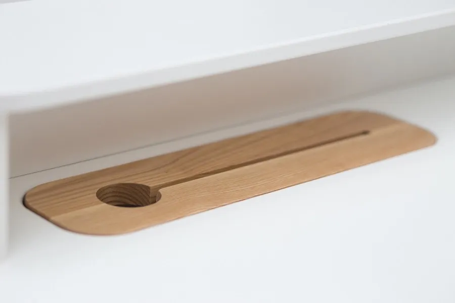 Biurko ASHME 110x56x75 cm - granatowy