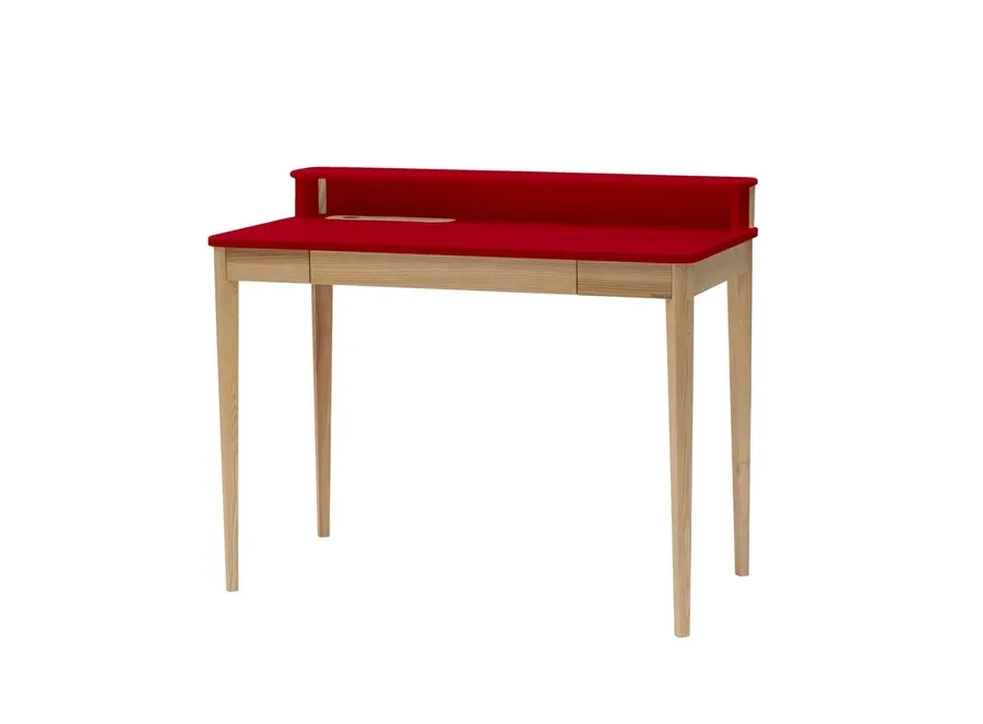 Biurko ASHME 110x56x75 cm - czerwony