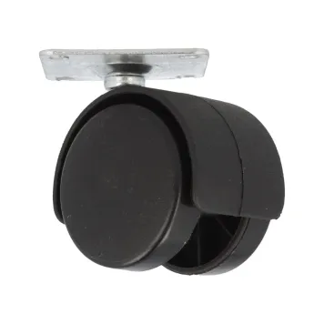 Kółko nylonowe Siso - czarny / fi 40 mm / bez hamulca