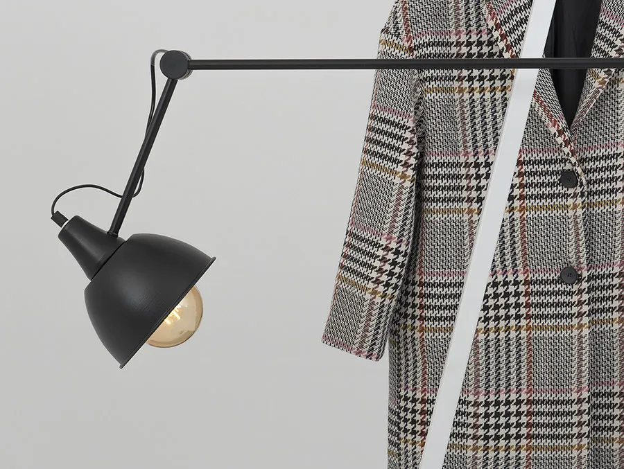 Lampa wisząca COBEN WIDE - czarny