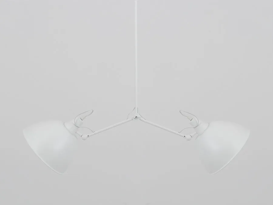 Lampa wisząca COBEN TWO HEAD - biały