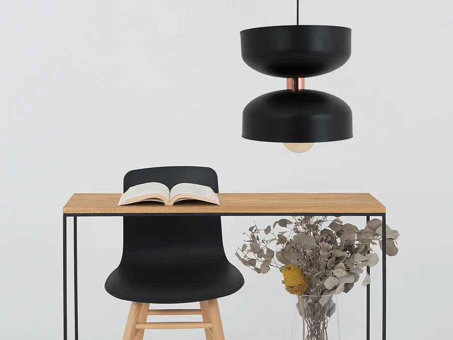 Lampa wisząca WOMAN L - czarny