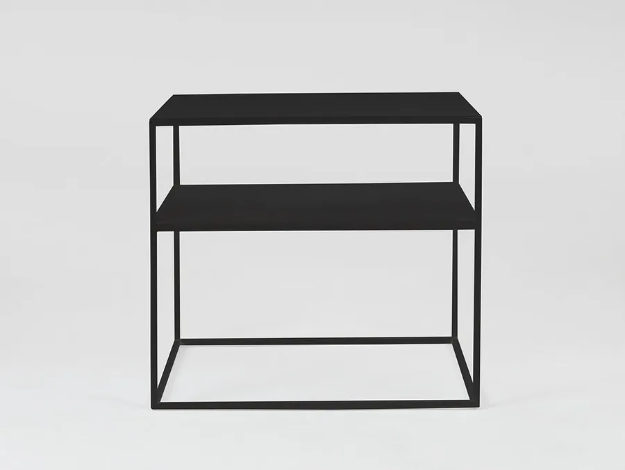 Stół kawowy TENSIO 2 FLOOR METAL 50 - czarny