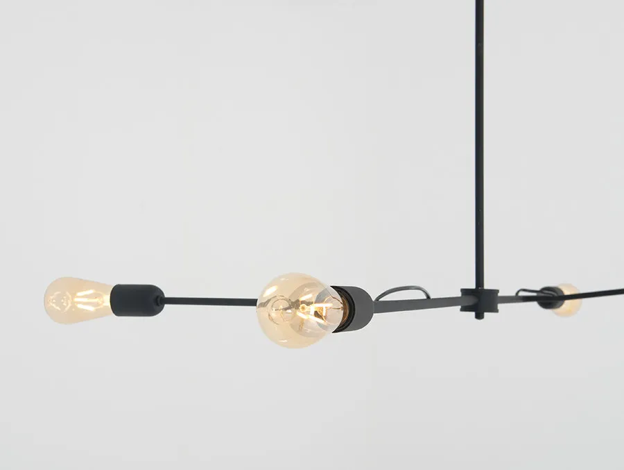 Lampa wisząca TRISO 4 - czarny