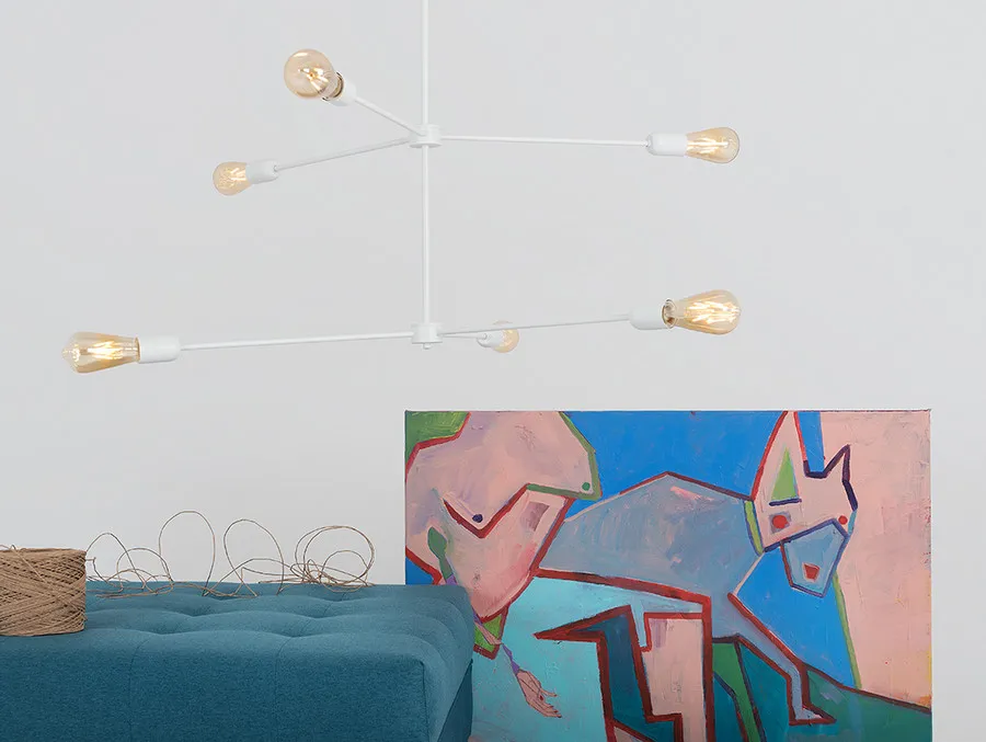 Lampa wisząca TRISO 6 - biały