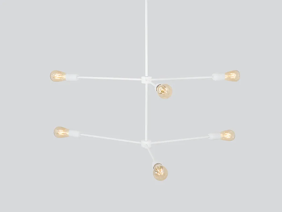 Lampa wisząca TRISO 6 - biały