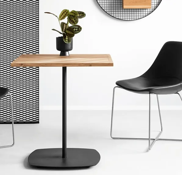 Stół industrialny OVAL 80sq