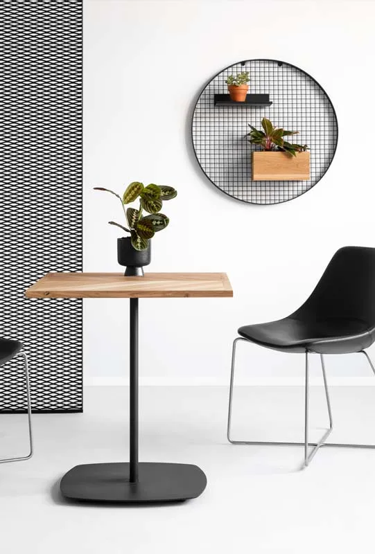 Stół industrialny OVAL 80sq
